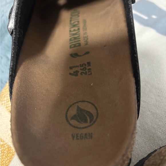 Birkenstock Boston clog black suede vegan 41 narrow - Picture 5 of 6